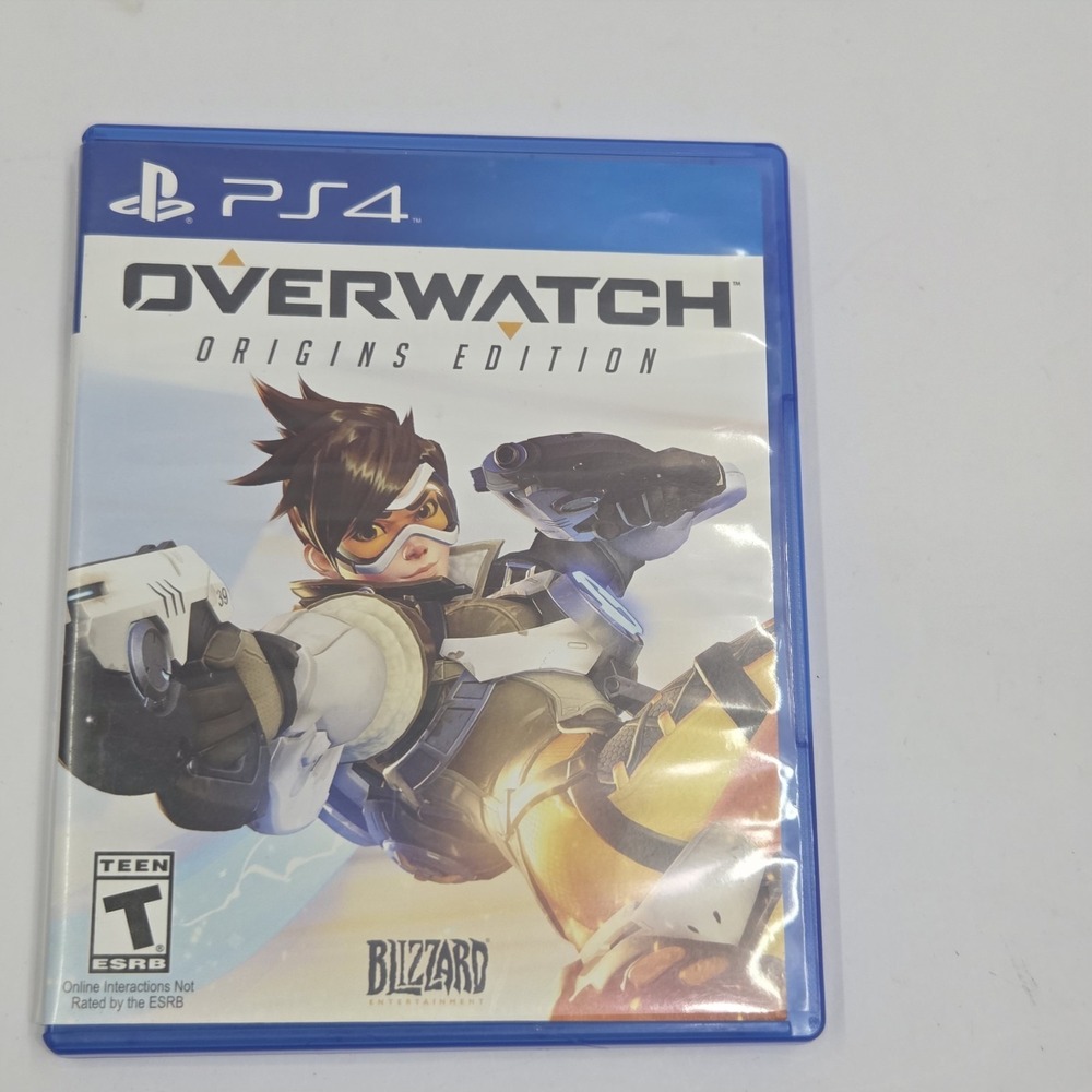 Overwatch Origins Edition PS4 PlayStation 4 Game Complete CIB Blizzard